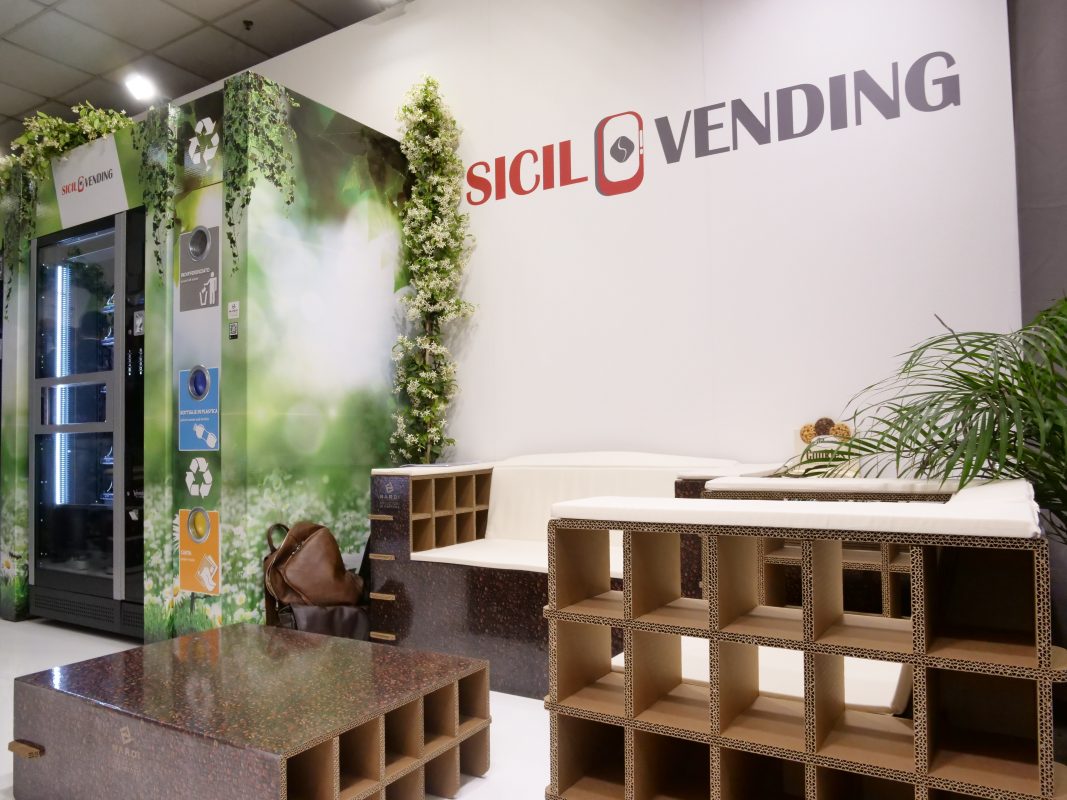 distributori automatici ecosostenibili e innovativi in cartone