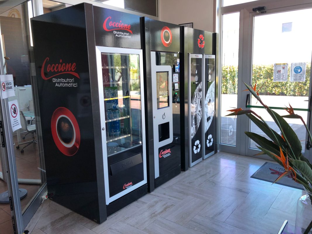 distributori automatici ecosostenibili e innovativi in cartone