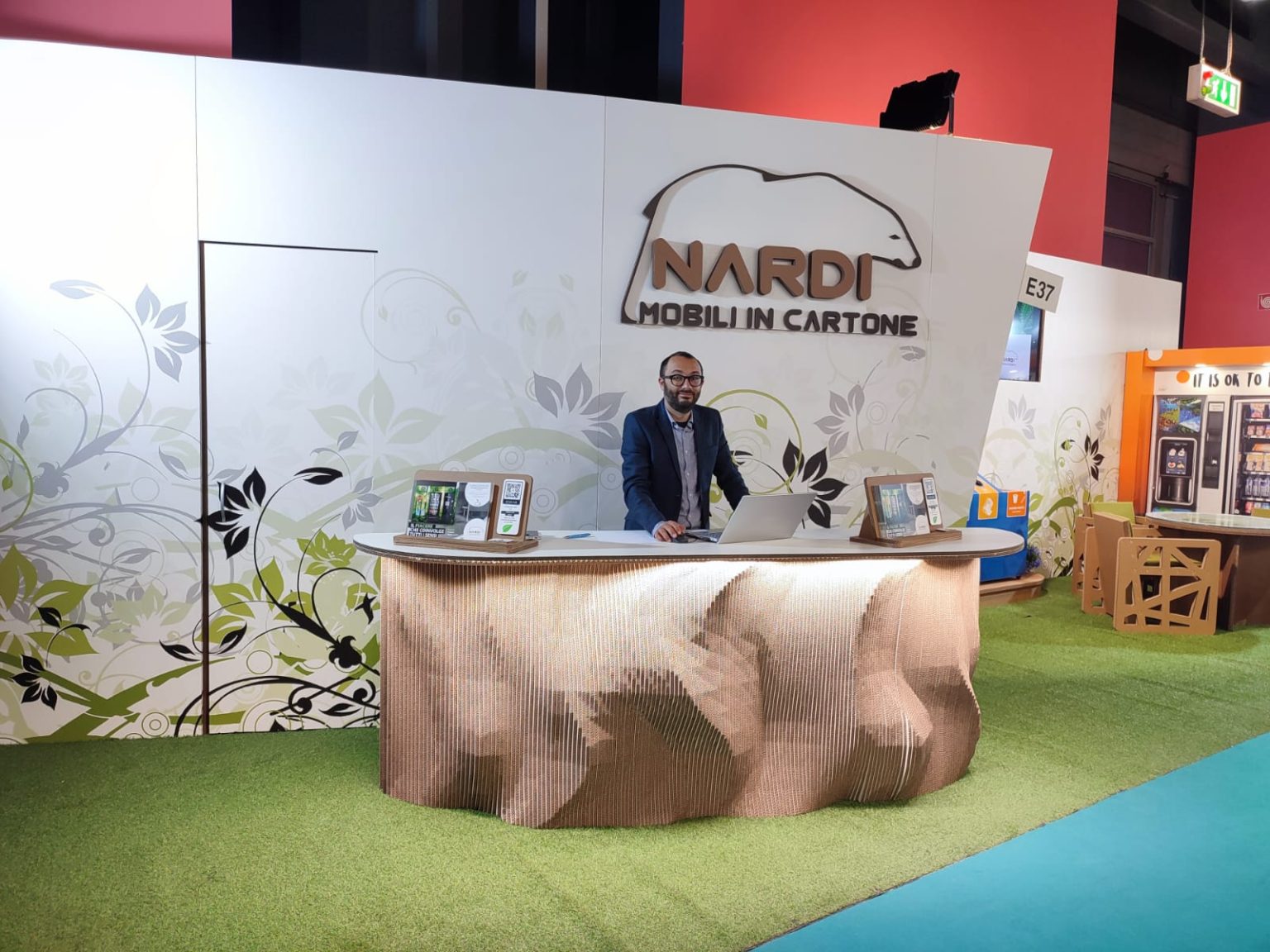 bancone 3d in cartone