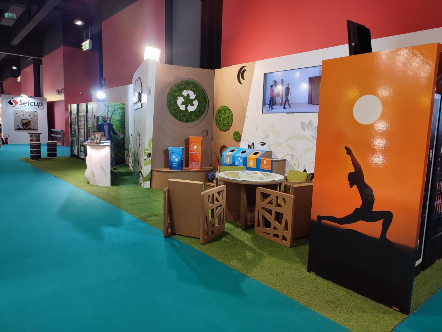 allestimento in cartone