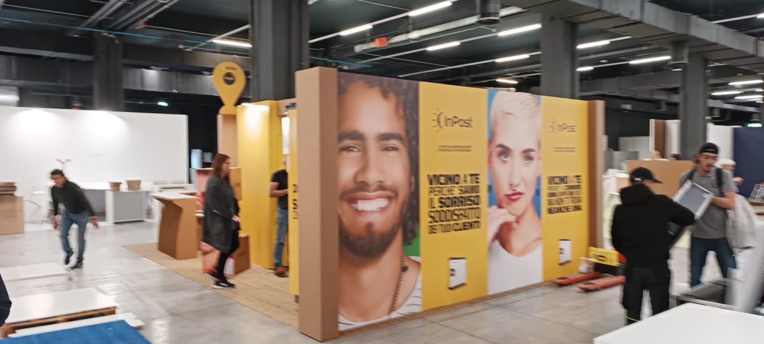 allestimento ecologico per fiera