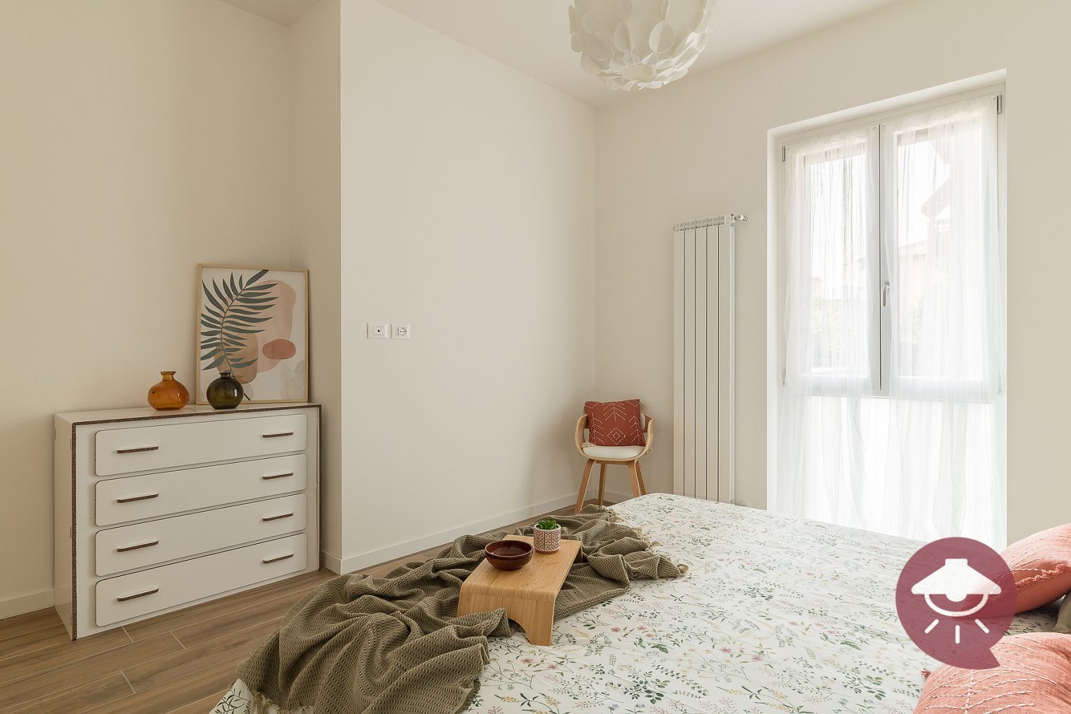 cassettiera in cartone home statging