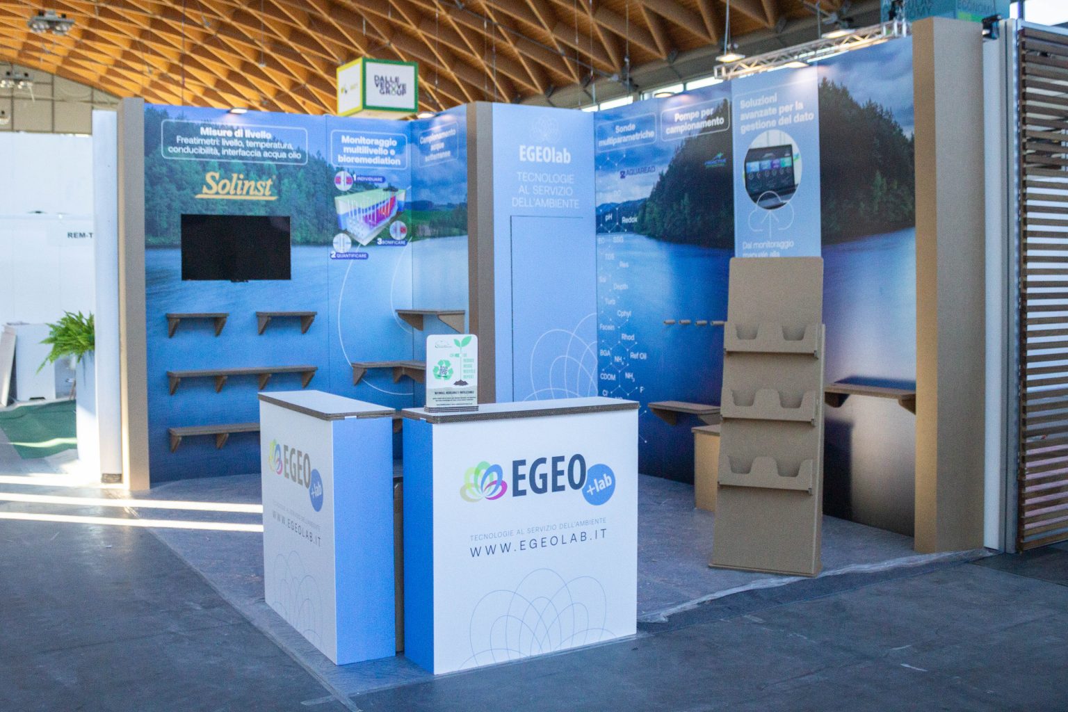 stand ecologico per fiera