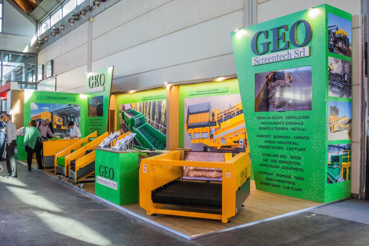 allestimento in cartone per fiera