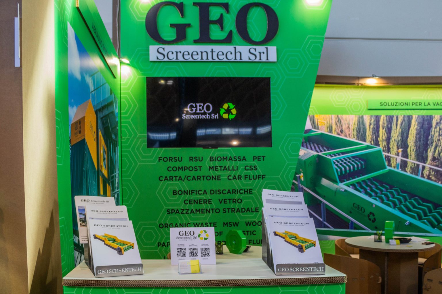 eco stand in cartone per fiere