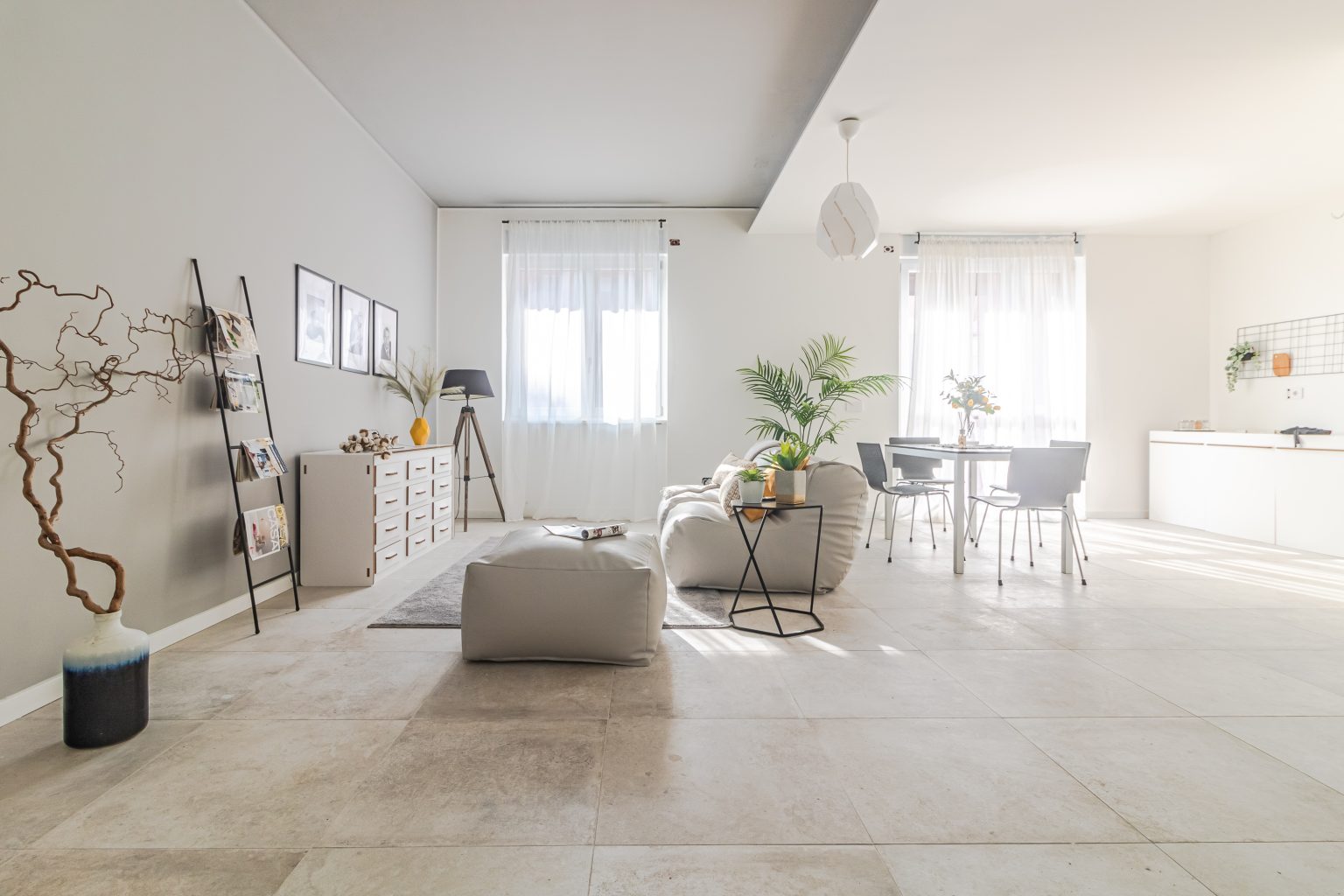 allestimento living sostenibile