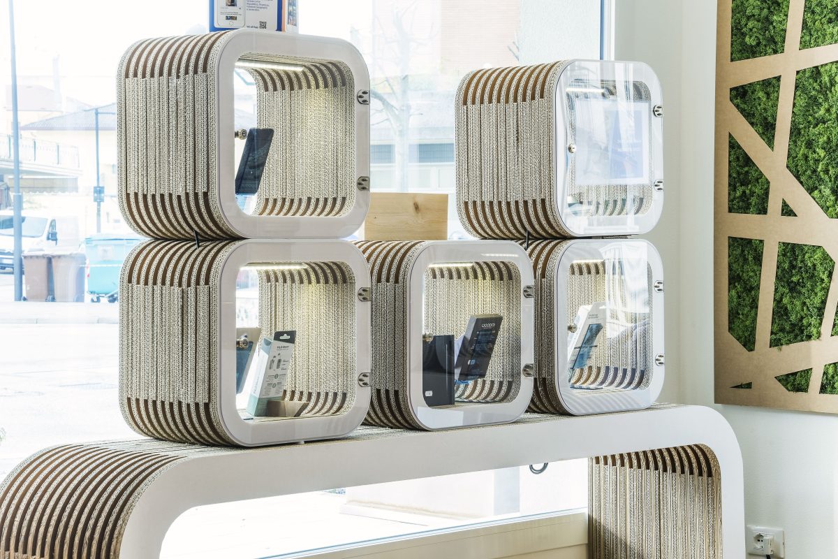 allestimento vetrina ecologica