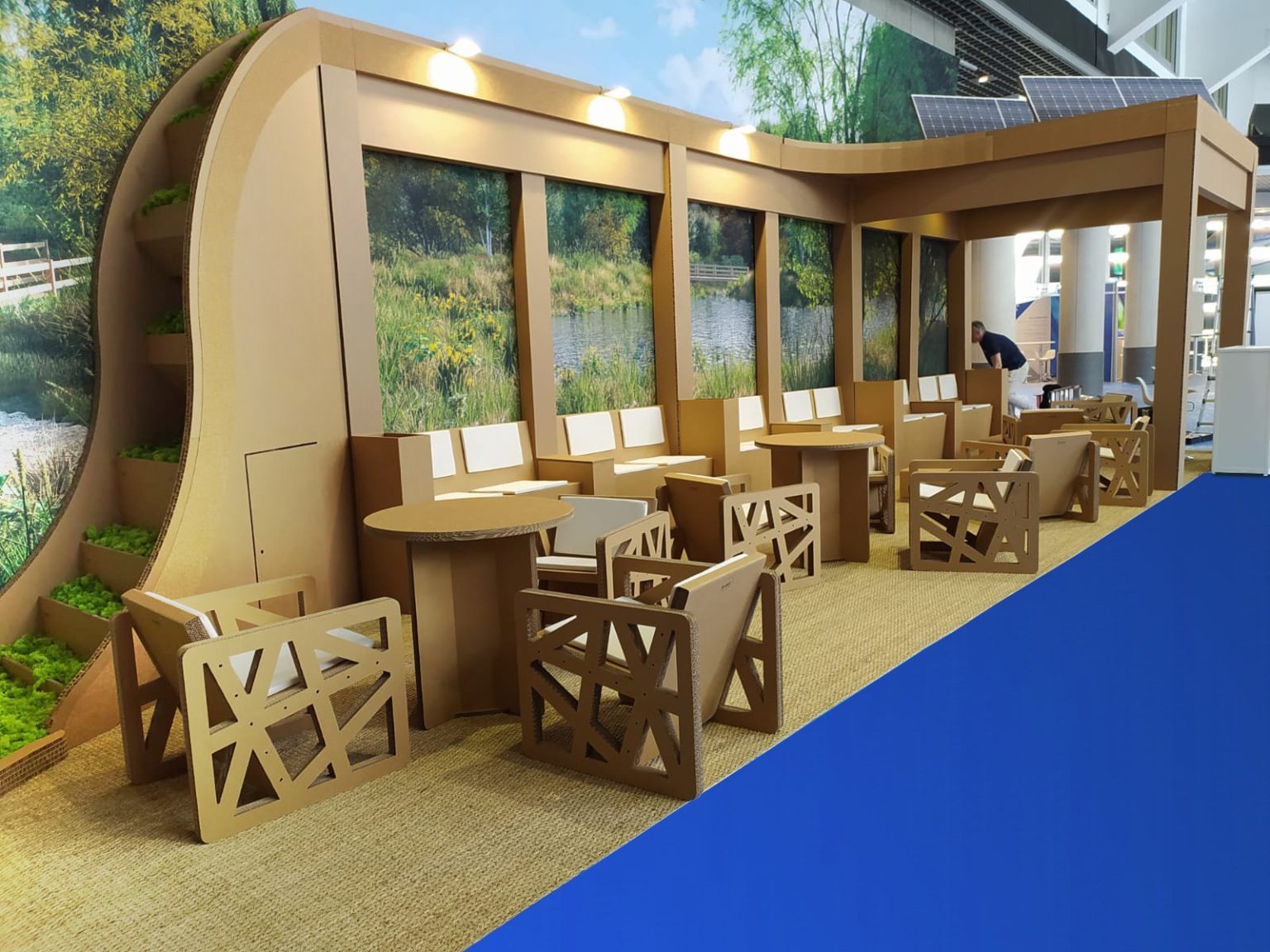 stand per fiere in cartone