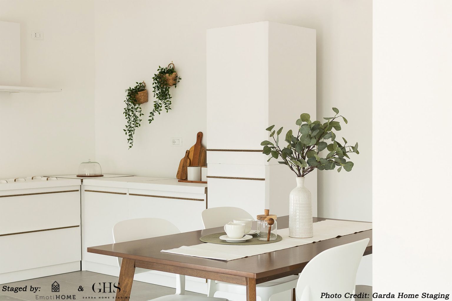 allestimento cucina home staging