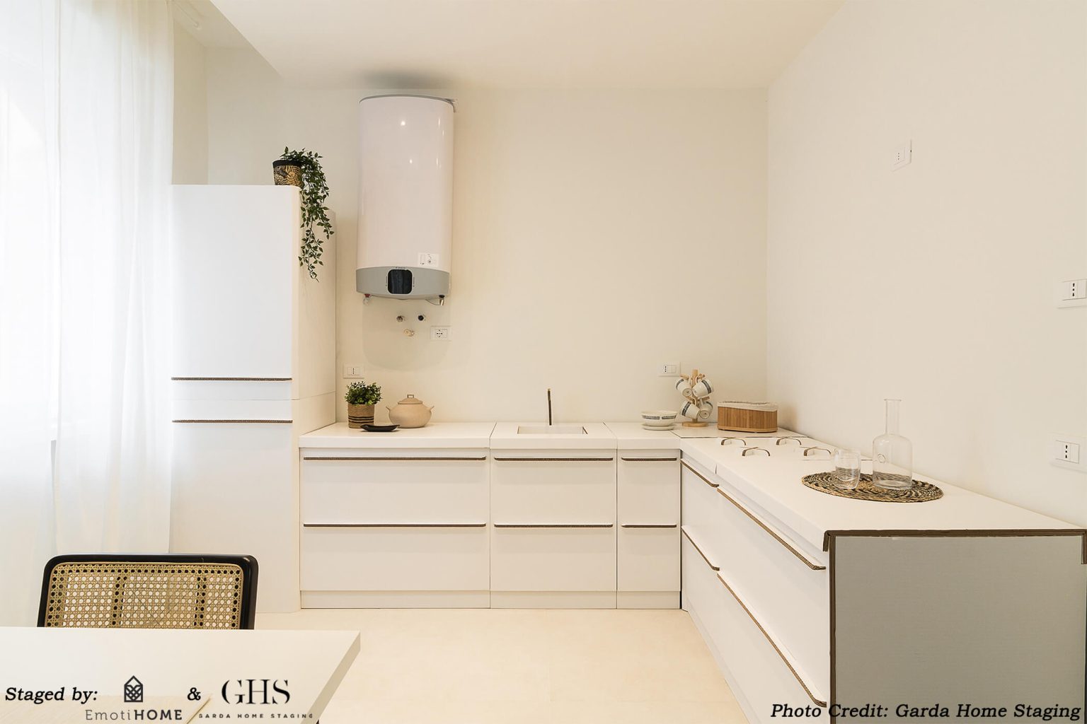 mobili in cartone per home staging