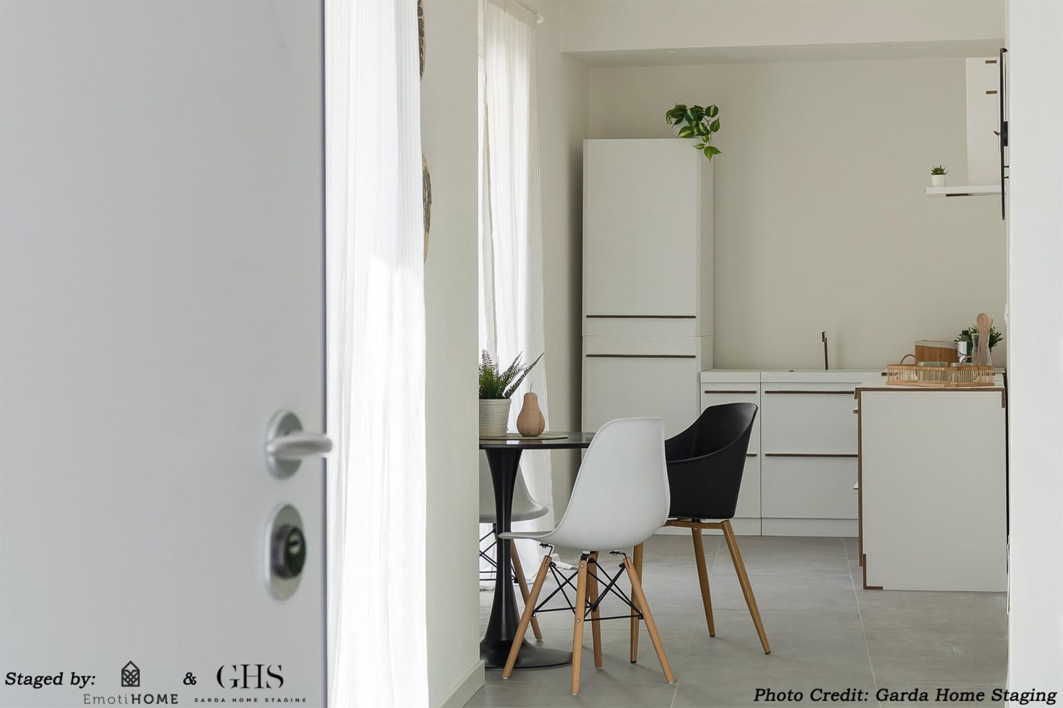 cucina in cartone per home staging