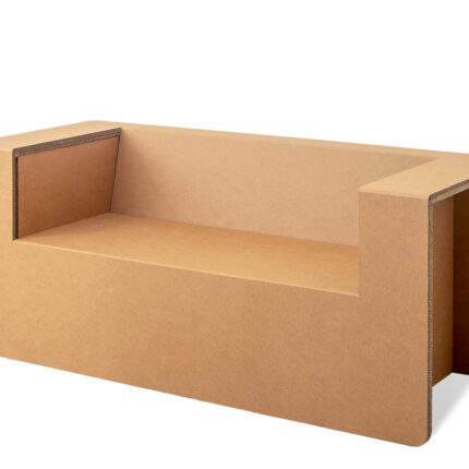 Divano in cartone a montaggio rapido 'Golliaz Plus E'