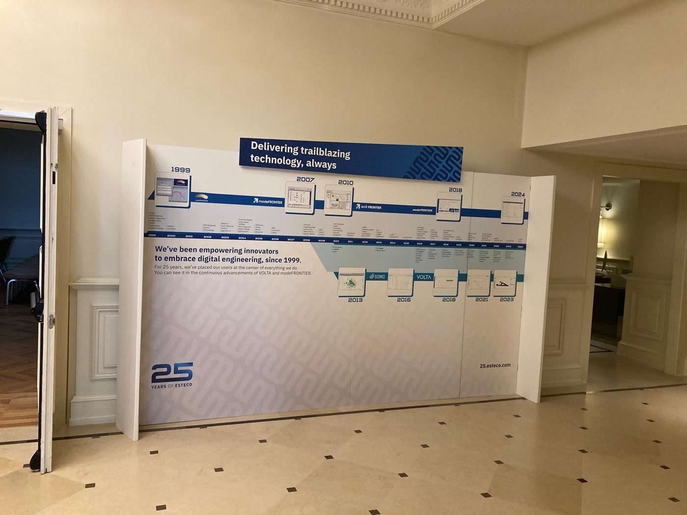 parete in cartone per eventi