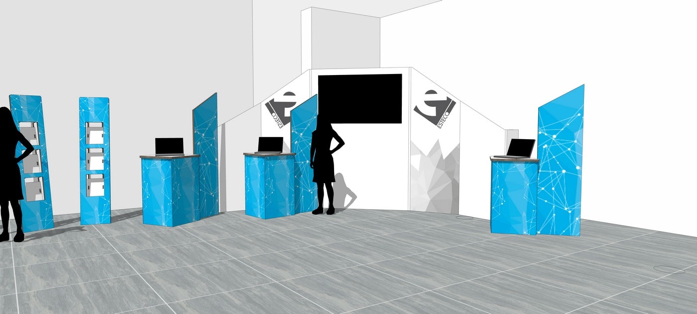 stand temporanei in cartone