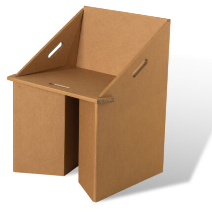 sedia in cartone richiudibile