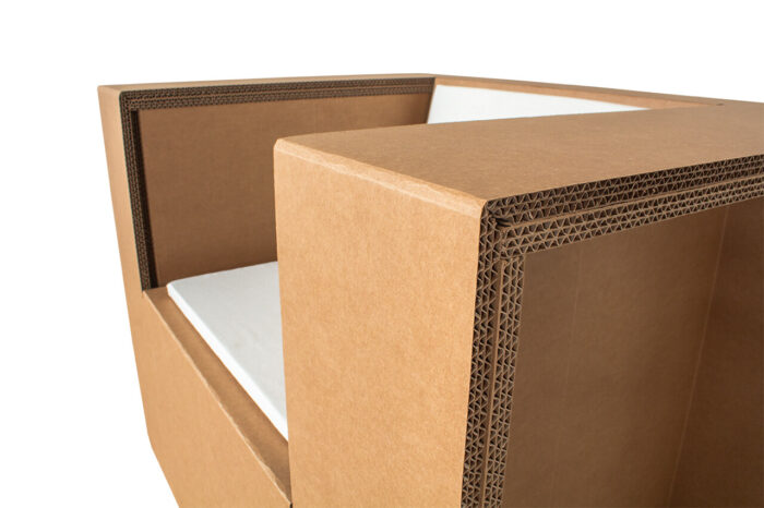 poltrona design ecologico