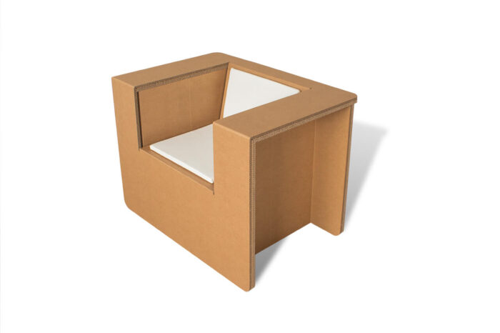 poltrona in cartone design