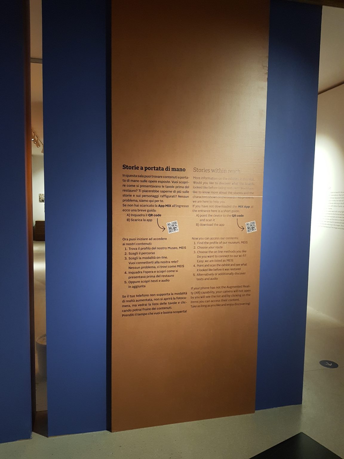 arredi museali in cartone