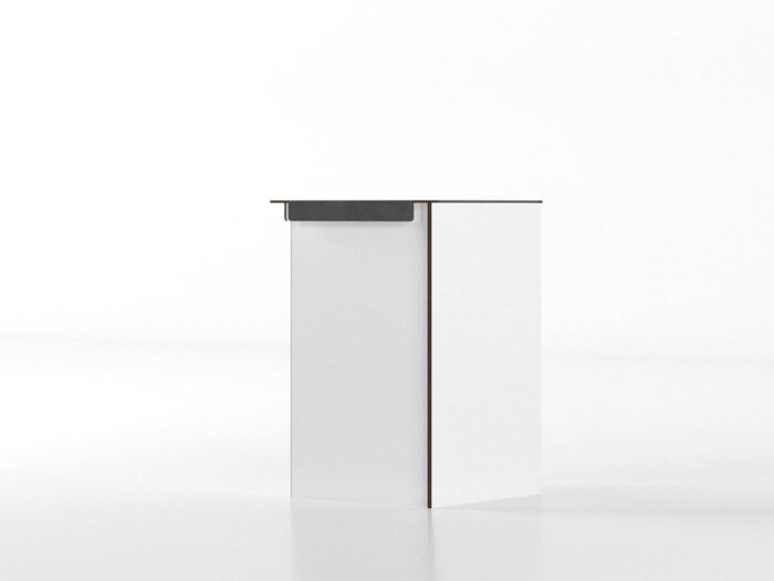 Cucina Pop Up Fronte Gres Top Antracite Base larga 60 per angolo cucina