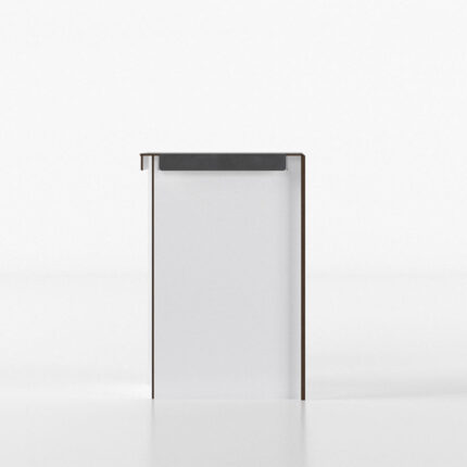 Cucina Pop Up Fronte Gres Top Antracite Base larga 60 Angolare