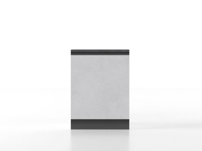 Cucina Pop Up Fronte Gres Top Antracite Base larga 60 Anta