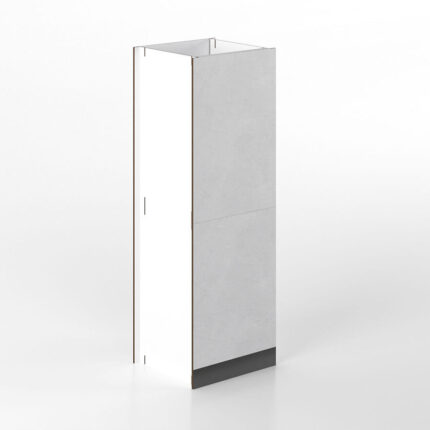 Cucina Pop Up Fronte Gres Top Antracite modulo Colonna da 60