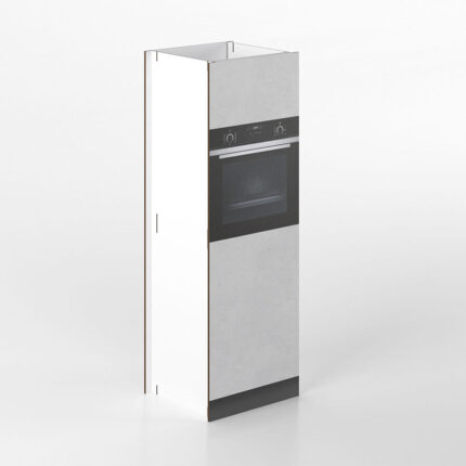 Cucina Pop Up Fronte Gres Top Antracite Colonna da 60 Forno