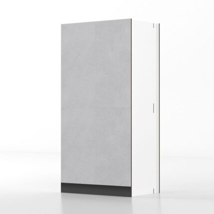 Cucina Pop Up Fronte Gres Top Antracite Colonna 90