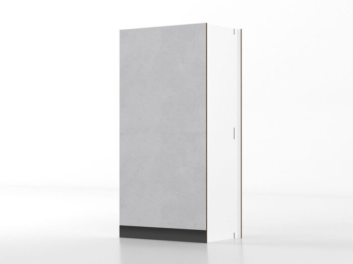 Cucina Pop Up Fronte Gres Top Antracite Colonna 90