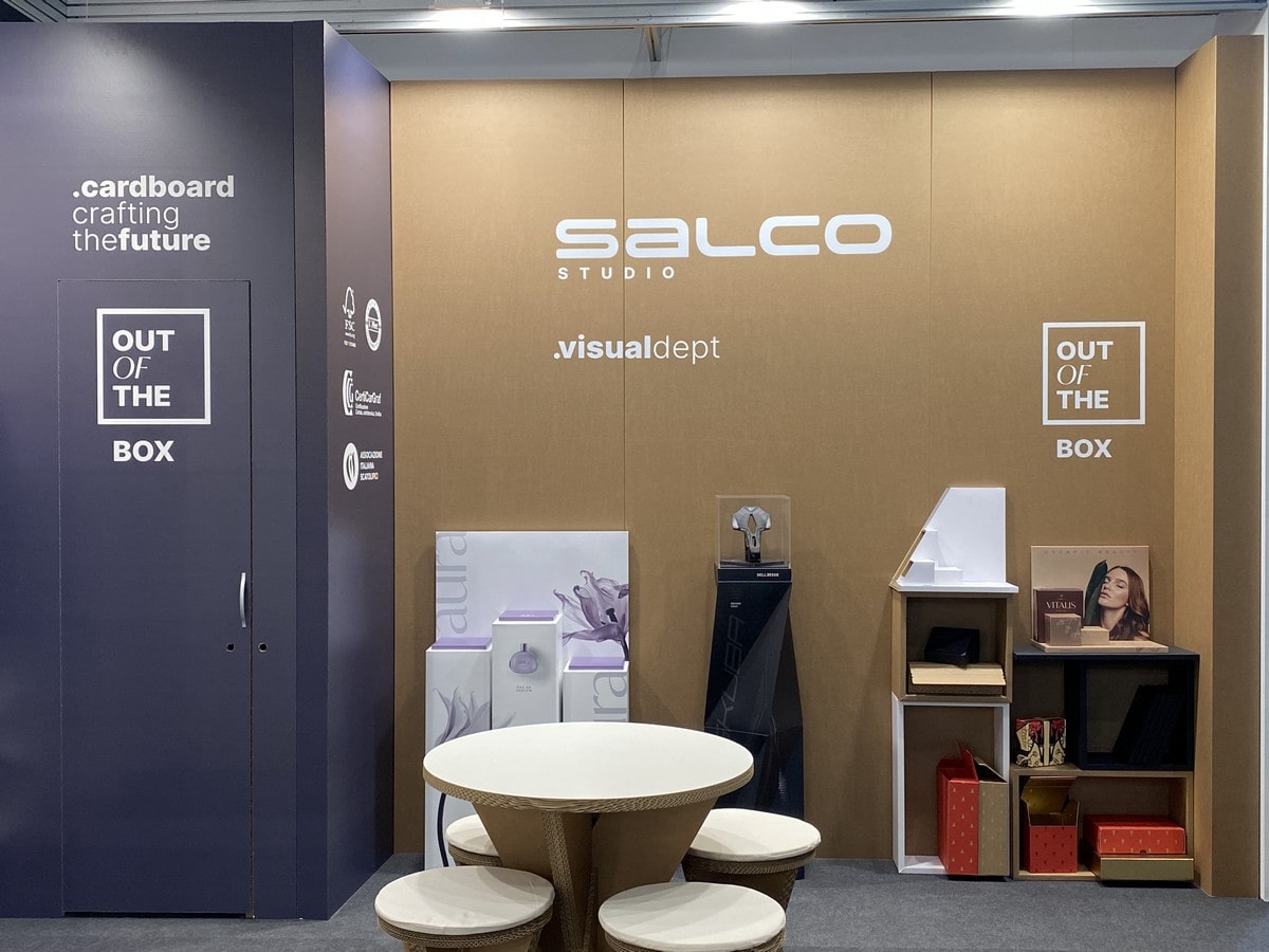 allestimento stand in cartone