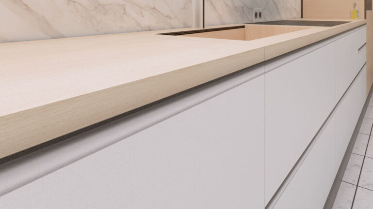 cucina in cartone per home staging