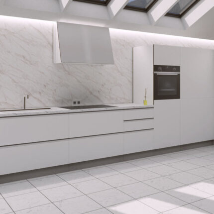 Cardboard kitchens for the equipment