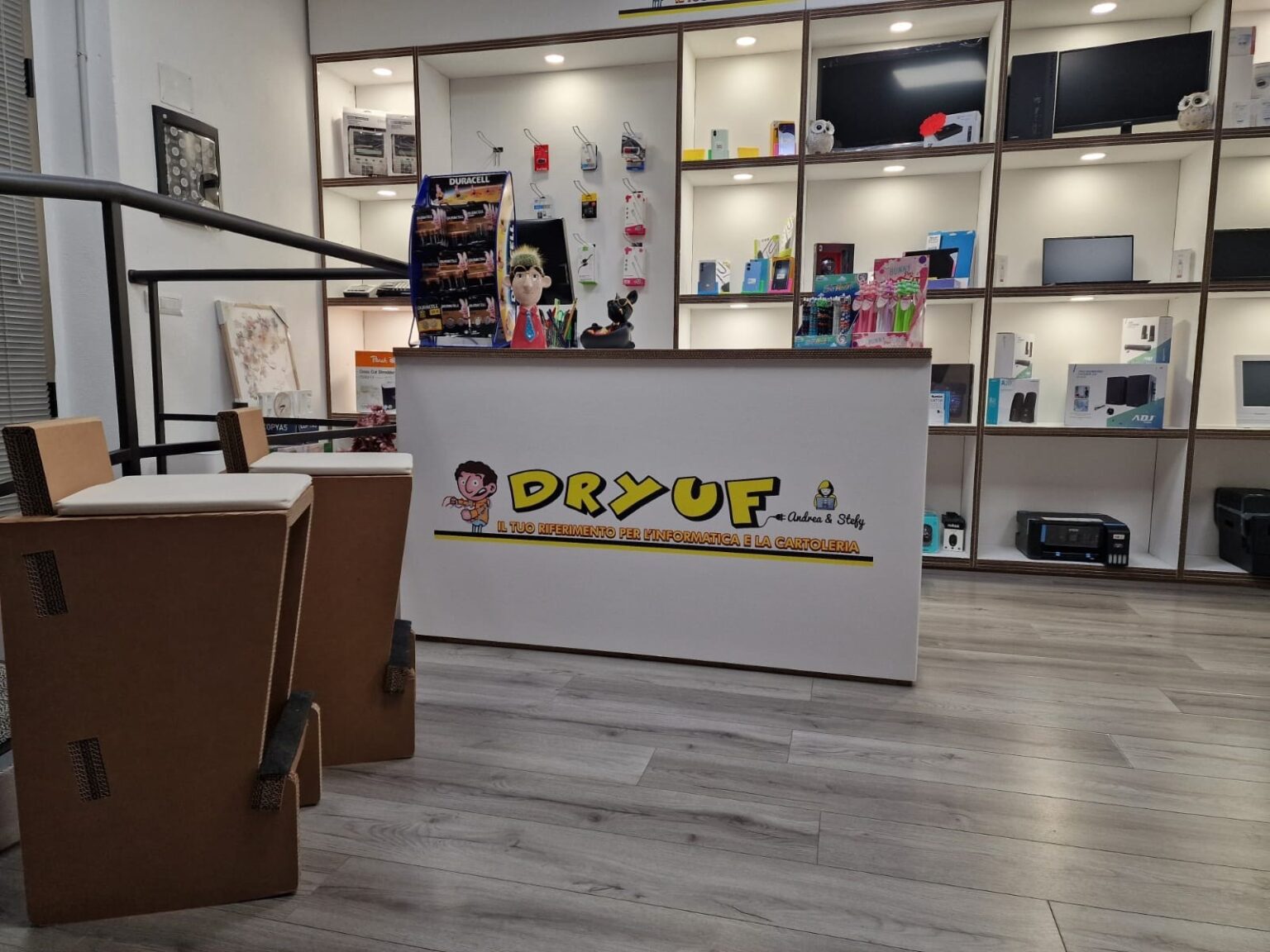 arredo ecologico per negozi