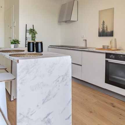 cucina in cartone per home staging Cassandra