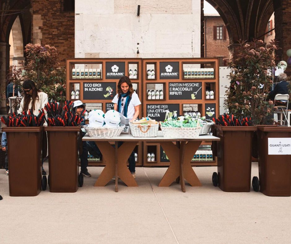 arredi per eventi in cartone