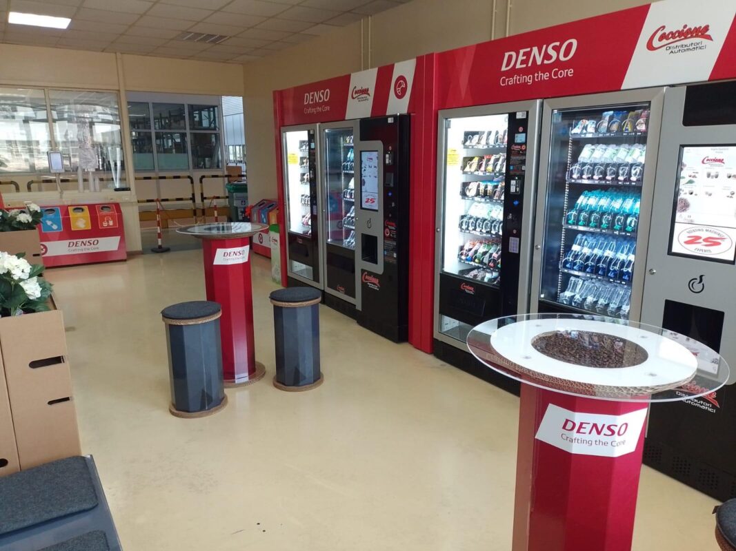 cover in cartone per distributori automatici