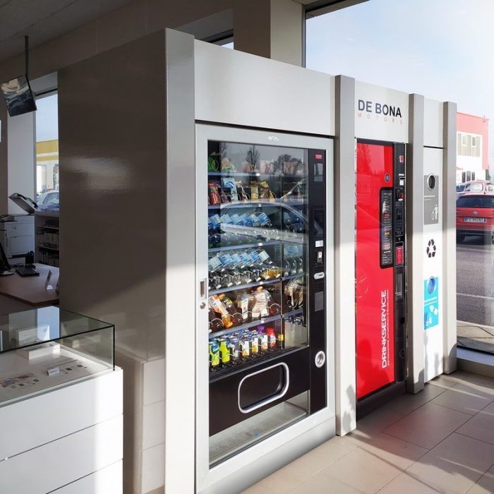 allestimento zona vending